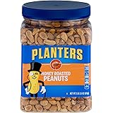PLANTERS Honey Roasted Peanuts, 34.5 oz. Resealable Jars (Pack of 2) - Premium Quality Peanuts - Sweet and Salty Snack…