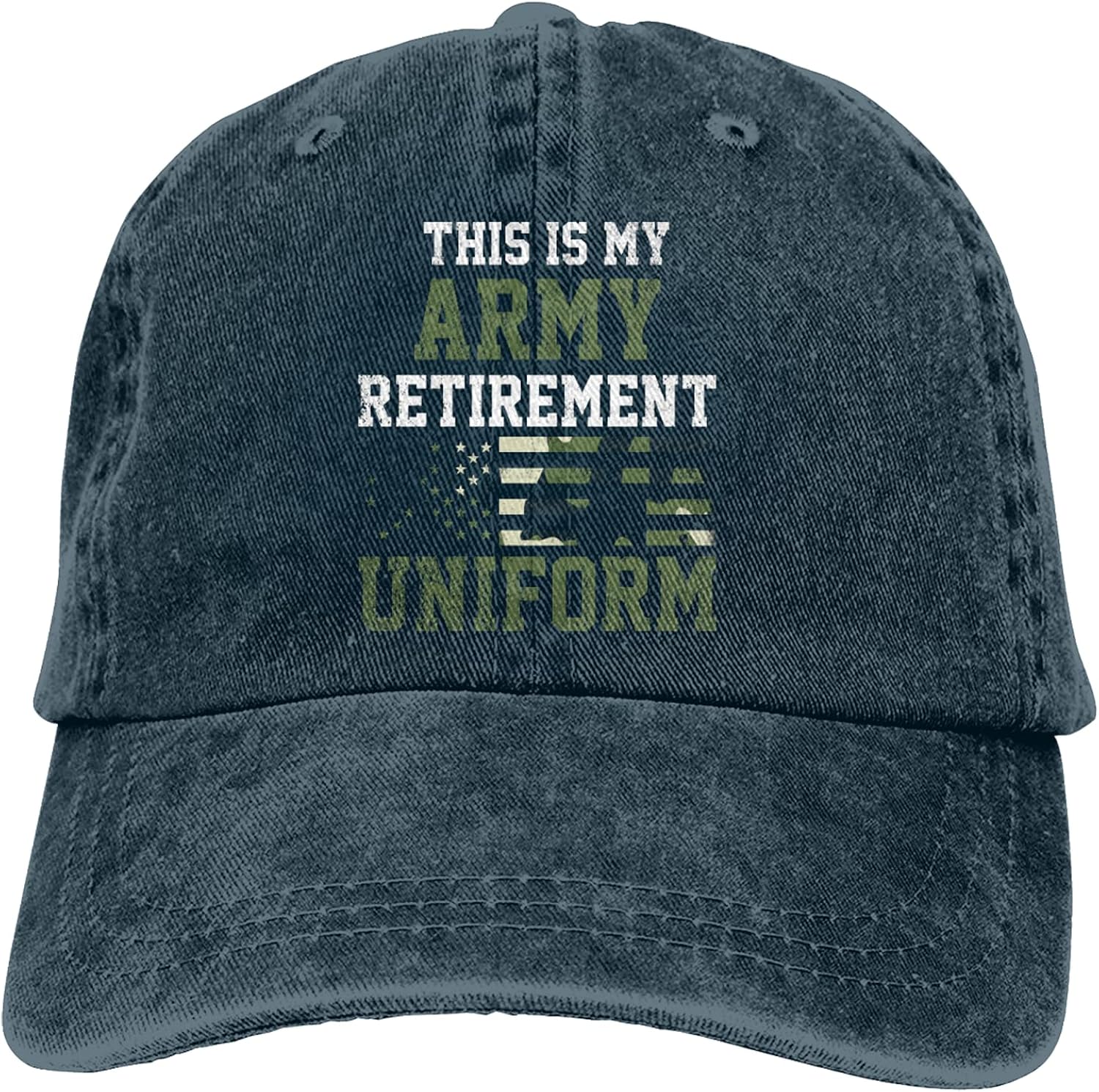 This is My Army Retirement Uniform Retired Army Baseball Cap Unisex Dad Hats Trucker