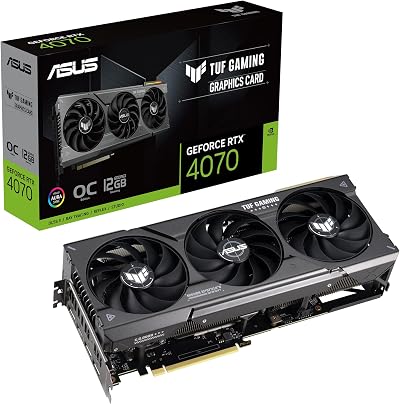 ASUS TUF Gaming RTX 4070 OC 12GB GDDR6X DLSS 3 PCIe 4.0 Graphics Card