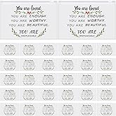 Sweetude 150 Pcs Makeup Bags Inspirational Gifts Bulk for Women Cosmetic Bag EVA Mother Party Favor Thank You Gifts Teacher Nurse Rainbow Toiletry Pouch with Zipper(Fresh)