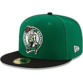 New Era NBA Boston Celtics Men's 2-Tone 59FIFTY Fitted Cap, 8, Kelly
