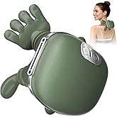 altoance 4D Neck and Shoulder Heat Massager, Wireless Portable Neck Massager, Relieves Muscle Pain, Simulates Deep Tissue Massage of Human Hand, Ideal Gift.(Green)