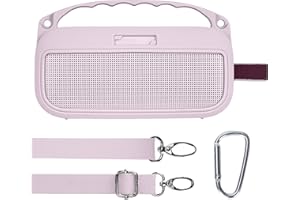 Lebakort 2nd Gen Silicone Cover Compatible with Bose SoundLink Flex 2nd Gen/SoundLink Flex Portable Speaker (Petal Pink Cover)
