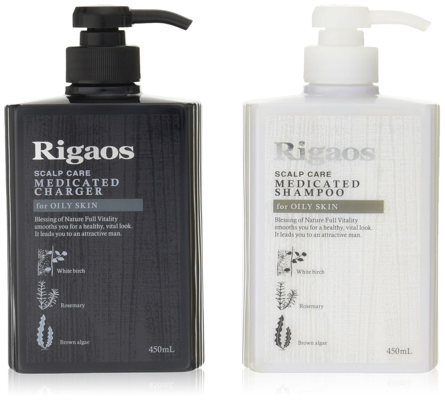 特別送料無料 その他 リガオス Rigaos Oily 薬用スカルプケアシャンプー450ｍｌ ケアチャージャー450ｍｌ B00aekaqx2 フォーオイリースキン For Skin 脂性肌用 激安本物 Www Aiq Aiq Com Mx