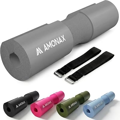 Amonax Barbell Squat Pad Extra Thick Foam Neck & Shoulder Support