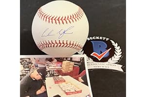 SIDSGRAPHS Andrew Vaughn Milwaukee Brewers Autographed Signed Official Major League Baseball BECKETT WITNESS COA