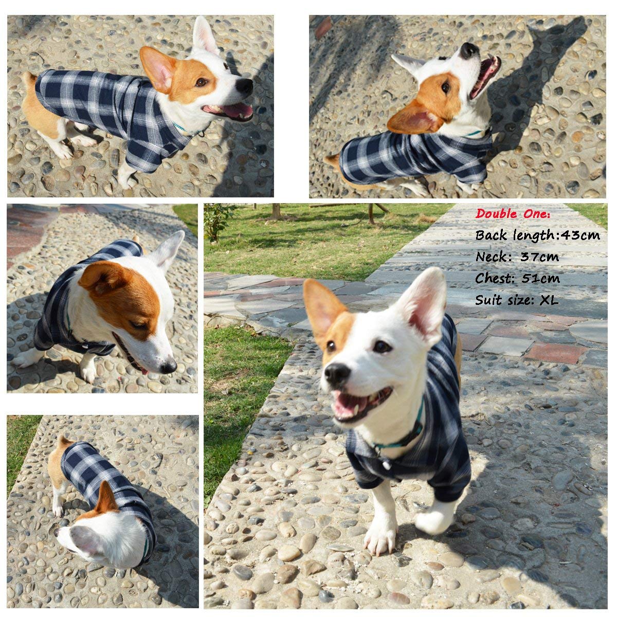 Pet Plaid Polo Clothes Shirt Cat T Shirt Sweater Matching Breathable For Small Medium Large Dogs Cats Puppy Soft Adorable Casual Cozy Halloween Thanksgiving Christmas Costumes Koneseve Dog Shirt Shirts Pet Supplies