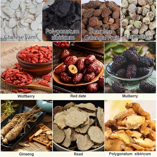 GULUXLY GINSENG AND WOLFBERRY TEA, CHINESE KIDNEY HERBAL RED GINSENG TEA (120G, 10 BAGS X 12G)