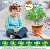ARIEL-GXR Dancing Cactus Plush Toy Singing Talking Interactive Safe USB Charging view 2