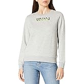 Armani Exchange womens Overlap Ax Logo Pullover