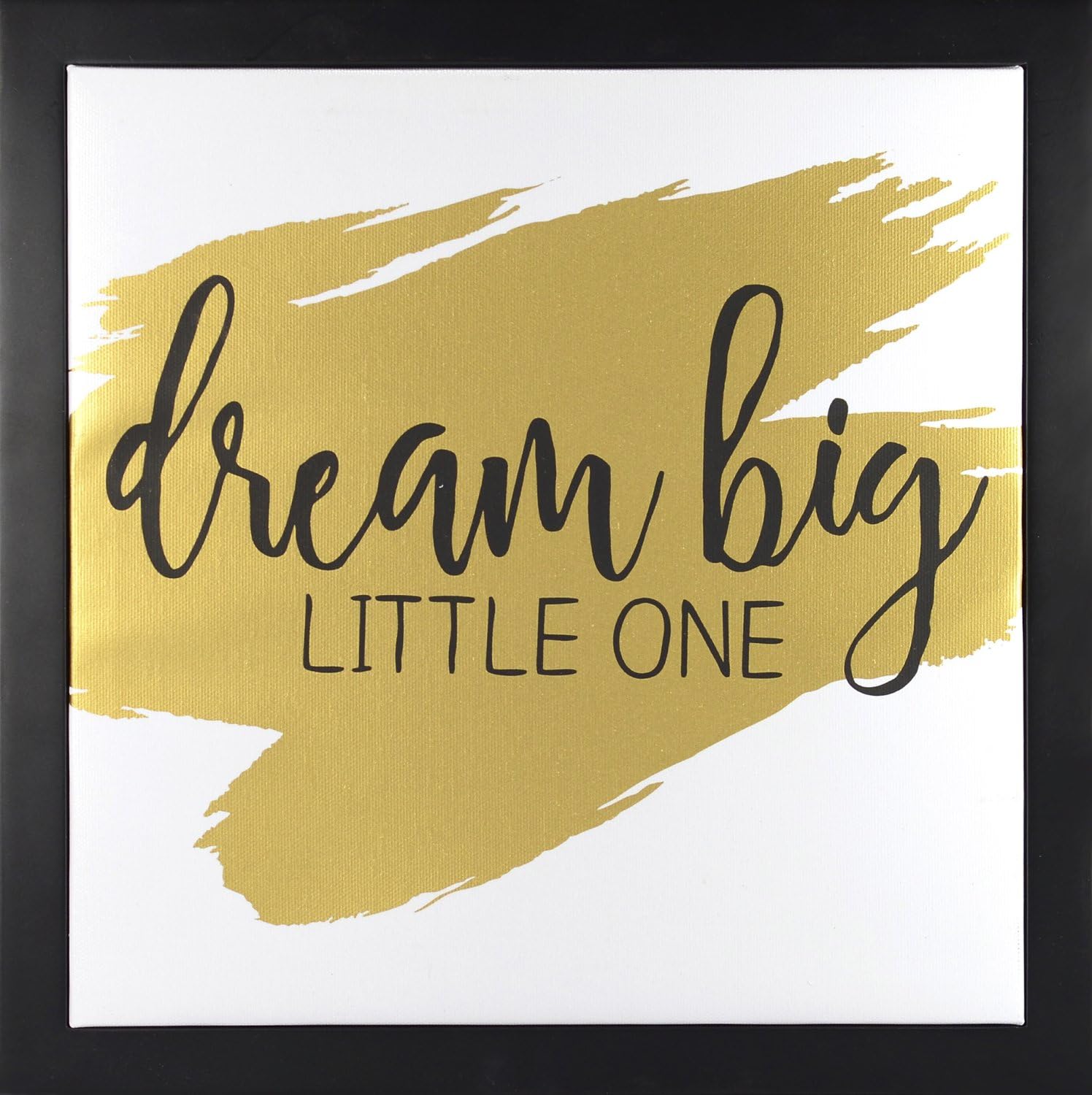 Linden Ave Wall Décor AVE10051 Dream Big Little One Gold