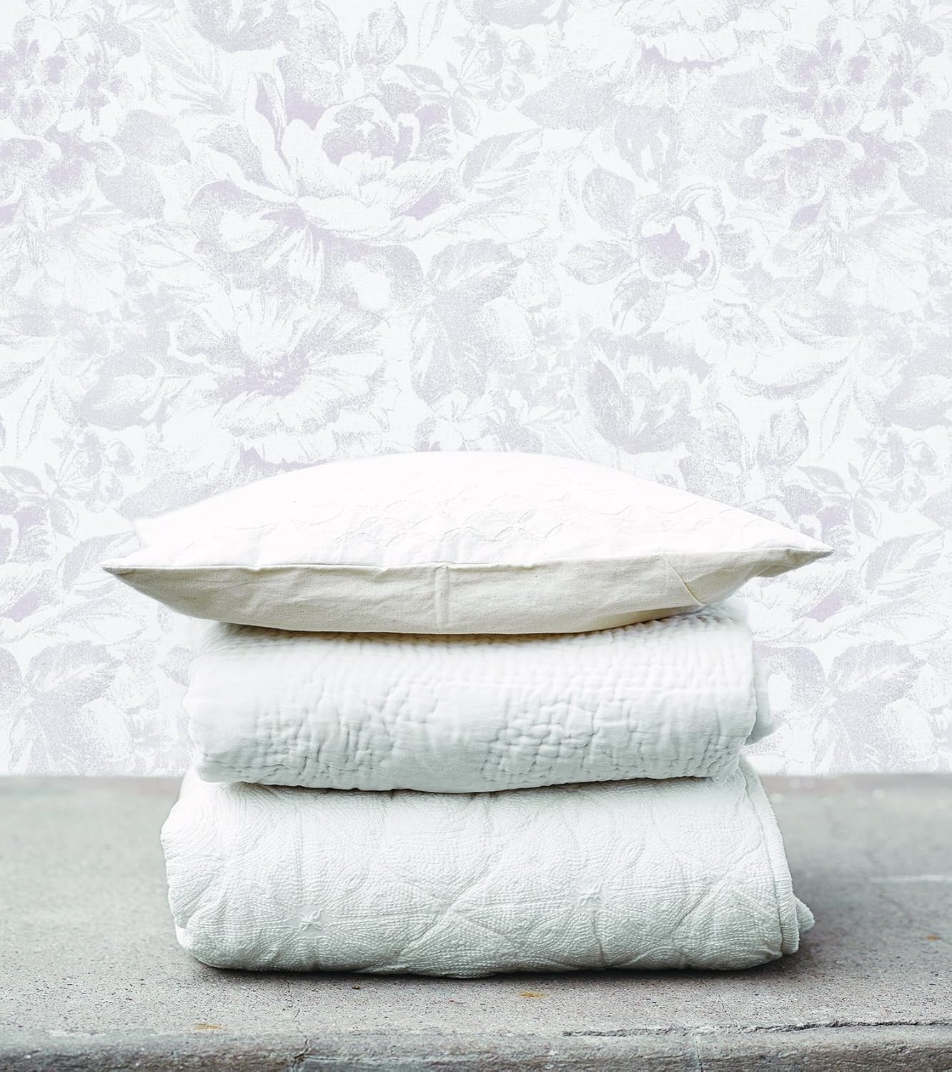 Galerie G56300 Nordic Elements Floral Wash Wallpaper, Pink, 10m x 53cm - Image 4