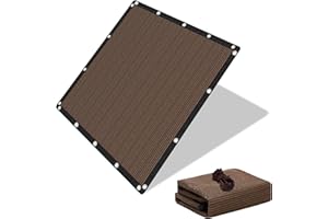 EMERIT 90% Shade Cloth Sun Shade Fabric Privacy Screen Shade Cover for Patio Garden Pergola Shade Cover Canopy with Gromments