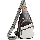 Mroede Sling Bag Crossbody Bags for Women Small Cross Body Bag Fanny Packs Chest Sling Purse for Daily Travel Leisure Sport