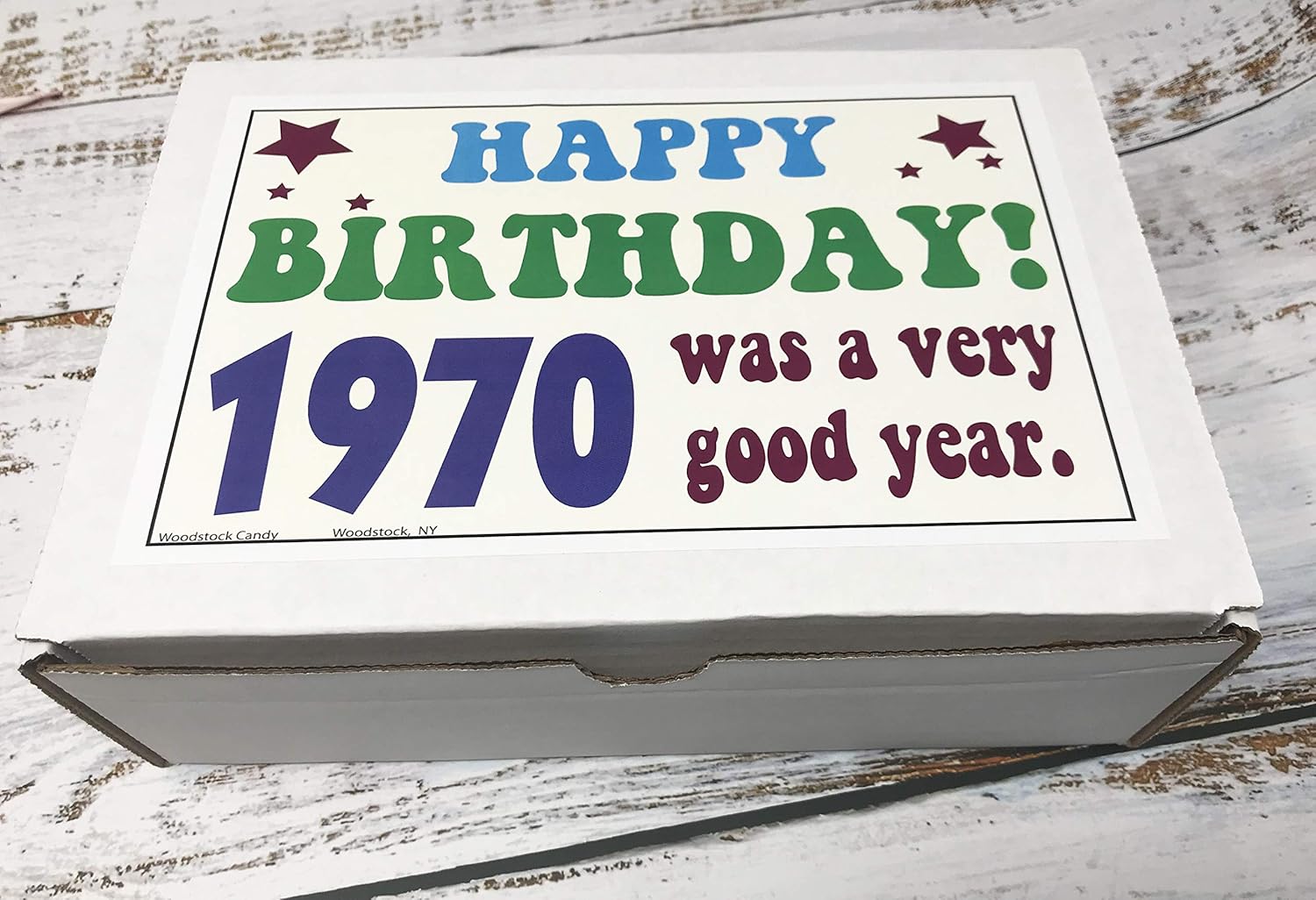 Woodstock Candy ~ 1970 50th Birthday Gifts for Women and Men Nostalgic Retro Candy Gift Mix from Childhood Born 1970 Jr : Grocery & Gourmet Food