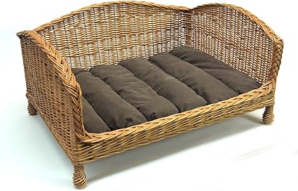 Wicker dog bed on legs Clearance