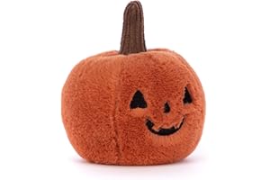 Jellycat Ooky Jack O'Lantern Stuffed Toy, 3 inches | Spooky Halloween Plush | Classic Children's Gift