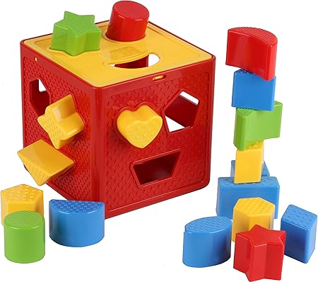 Jouet Trieur En Forme De Blocs De Bebe Blocs Pour Enfants Comprenant 18 Formes Jouets En