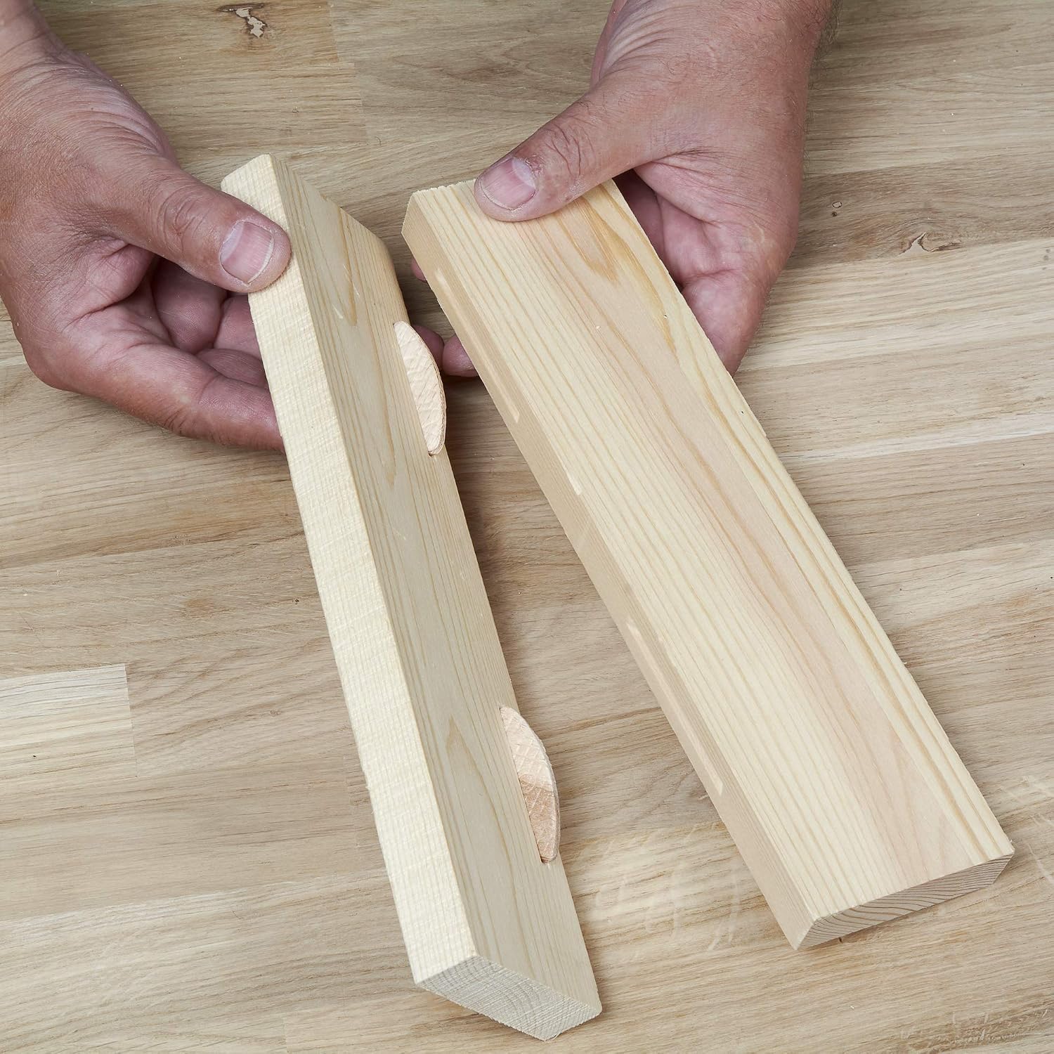 Trend 100pcs Beechwood Joining Biscuits (No. 0) for Woodworking Joinery, and Furniture Framing, BSC/0/100 - Image 4
