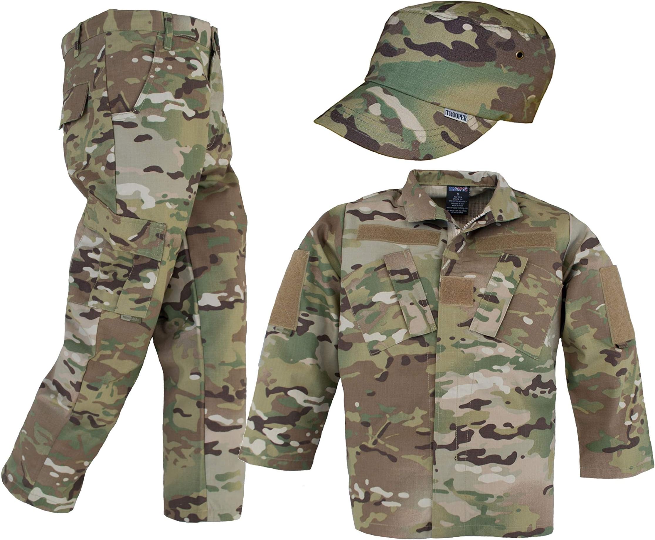 Kids Multicam Uniform 3 Piece Set