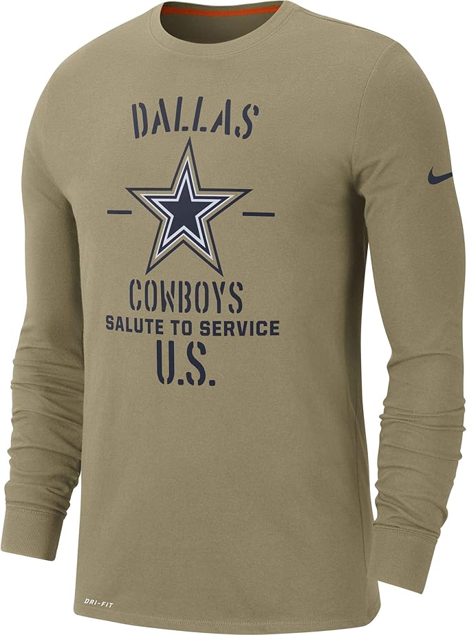 dallas cowboys nike salute to service sideline hybrid jacket