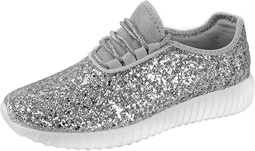 glitter tennis shoes