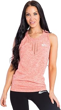 SMILODOX Sport Tank Top Mujer Stella | Seamless - Camiseta de ...