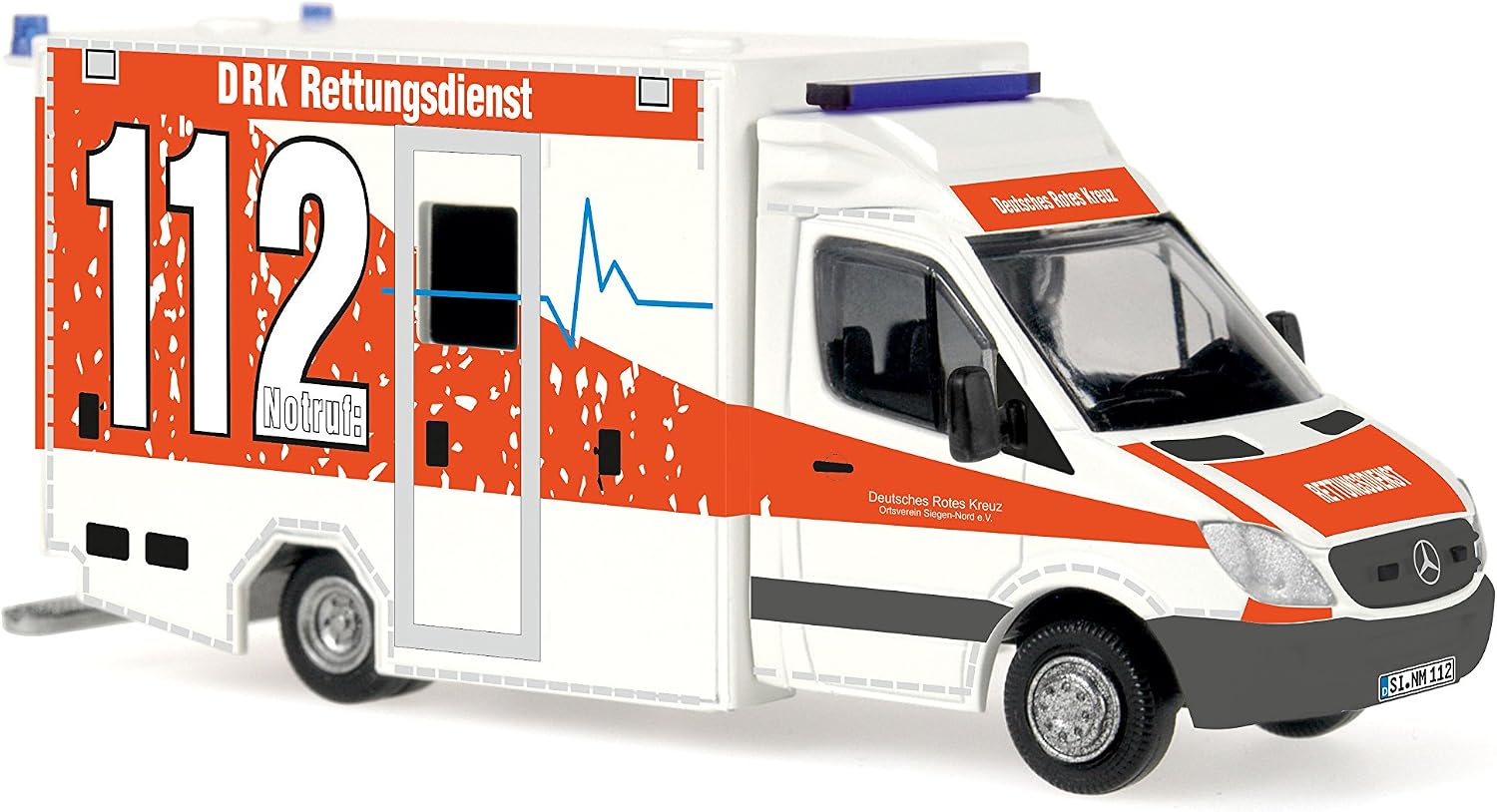 Reitze 61787 Rietze Gsf Rtw Drk Siegen (Exclusive Series 5% Discount) Scale 1:87 H0, Multi Colour, Multicolor