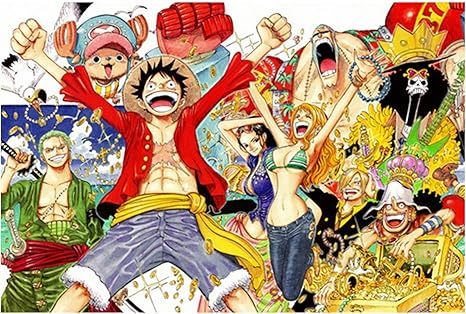 Amazon Co Jp One Piece 防水樹脂プラスチックパズル 300 500 1000ピース 知性を開発するおもちゃ 時間つぶしの最高な贈り物 ワンピース 万歳 Size 300pcs ホーム キッチン