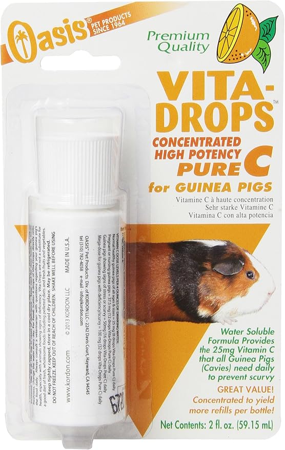 Kordon OASIS 80254 Vita DropsPure C for Guinea Pig, 2Ounce Amazon