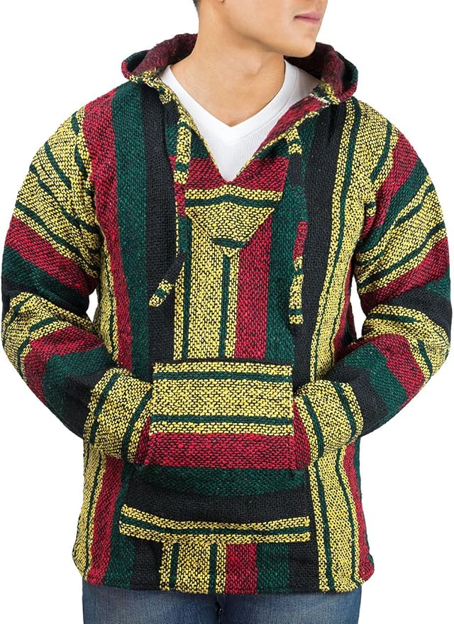 red green yellow hoodie