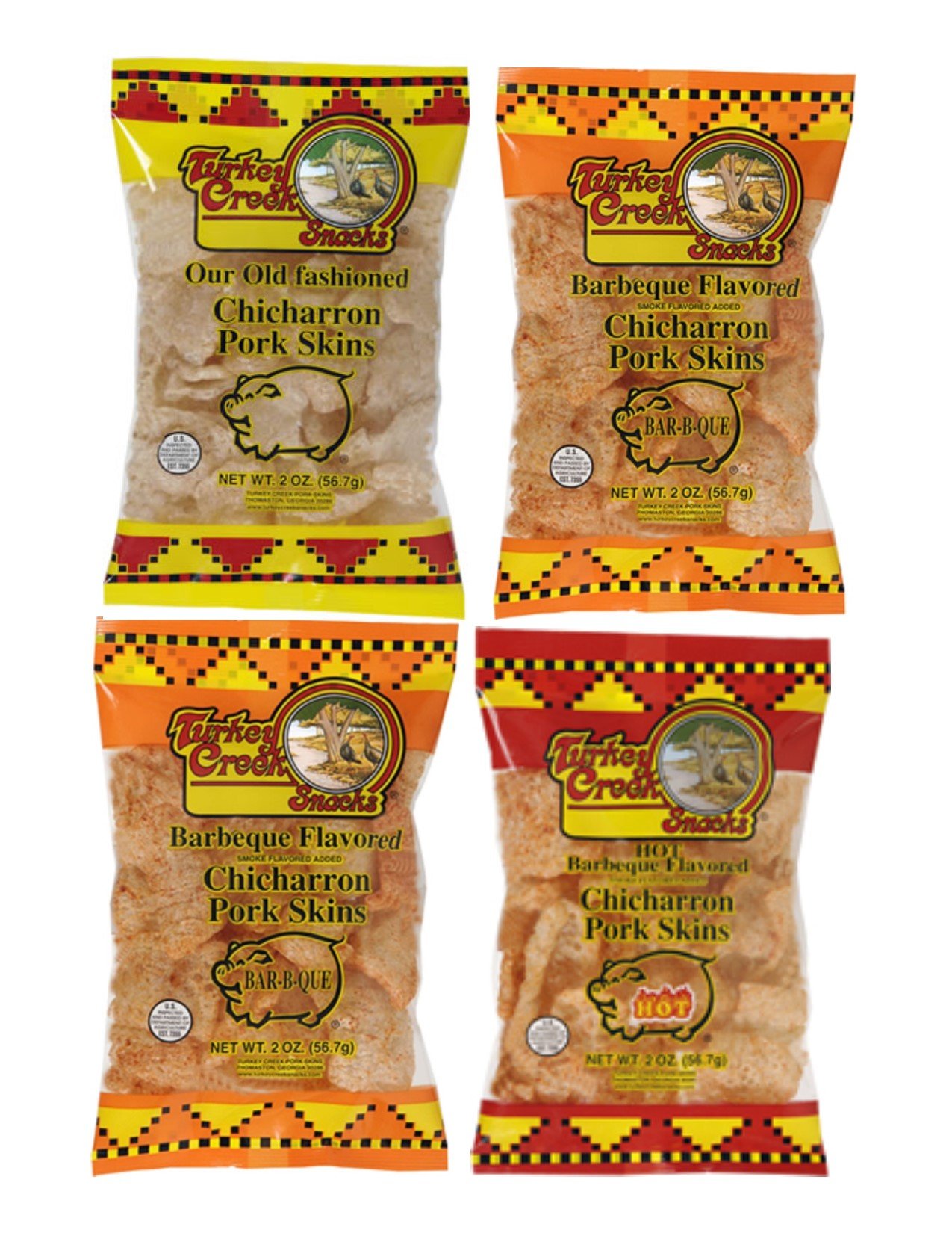 Turkey Creek America's Best Fried Pork Products, offers a