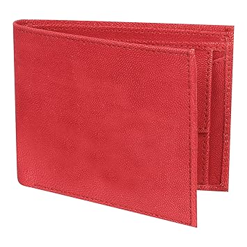 SAMTROH PU Leather Red Mens Wallet
