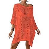 Bsubseach Women's Swimwear Cover Ups for Bathing Suit Crochet Swimsuit Coverup Knit Beach Dresses Vacation Outfits