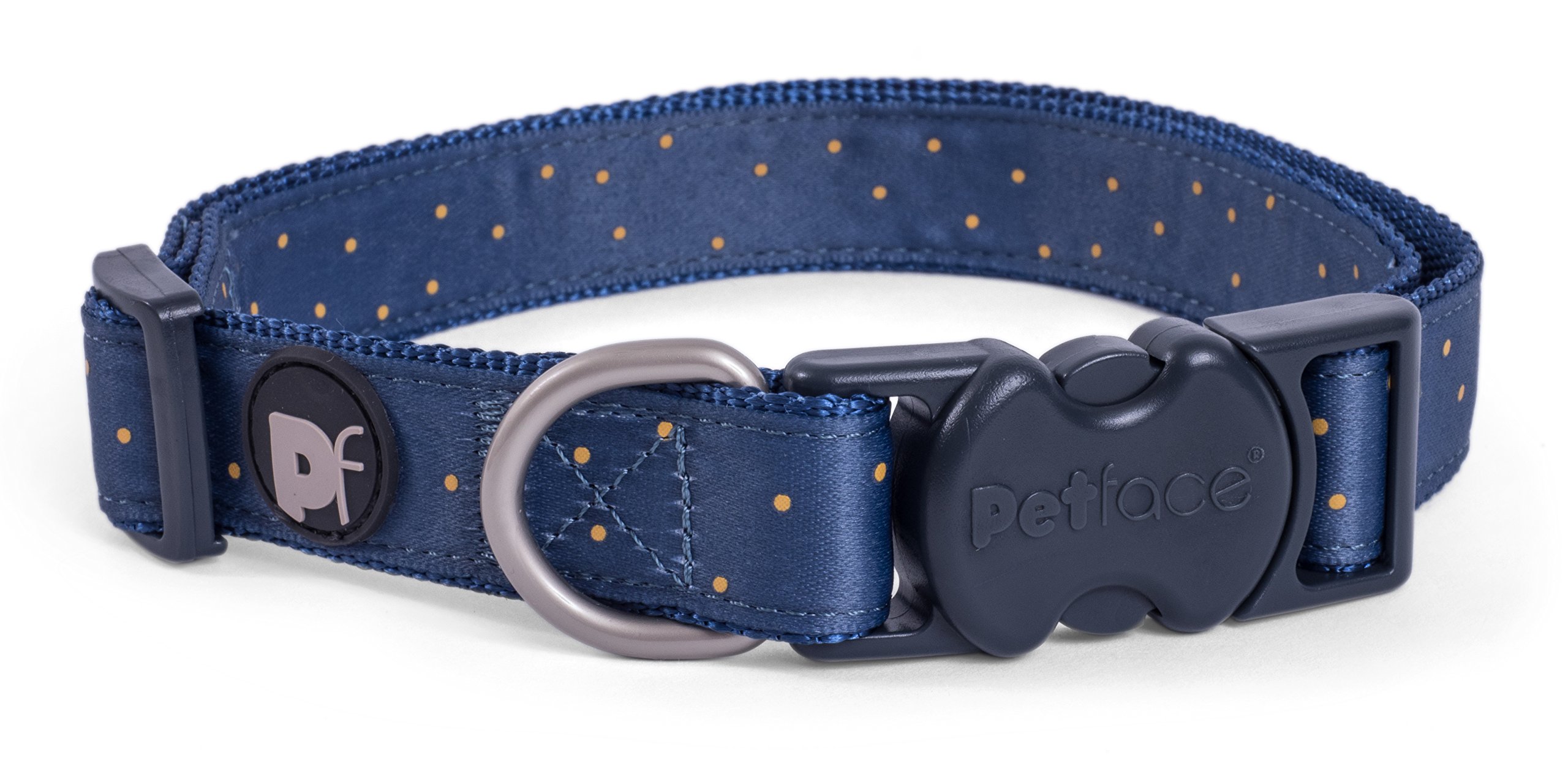 Petface Ocra Ditsy Spot Dog Collar, Small