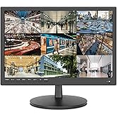 ZOSHING 17inch Security Monitor,Wall-Mounted Monitors Supports USB/Full Format Video Playback,CCTV Monitors with AV/HDMI Input/VGA/Headphone Output,Built-in Speaker, Remote Control