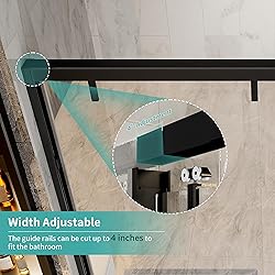 56-60 in. W x 76 in. H Double Sliding Shower