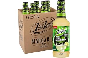 Zing Zang Classic Margarita Mix, Amazing Non-Alcoholic Cocktail Mixer, 32 Fl Oz Bottles (Pack of 6)