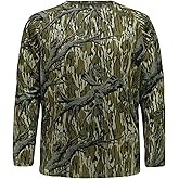 Mossy Oak Camo Hunting Shirts for Men Long Sleeve