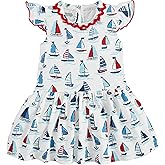 Mud Pie Baby-Girls Mud Pie Children's Sailboat T-Shirt Dress