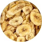 Dried Banana Chips, 2 Pound Bag Banana Chips, Dried Fruit, Dehydrated Bananas, The Hampton Popcorn &amp; Candy Company