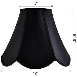 GO&SO Black Bell Lamp Shades