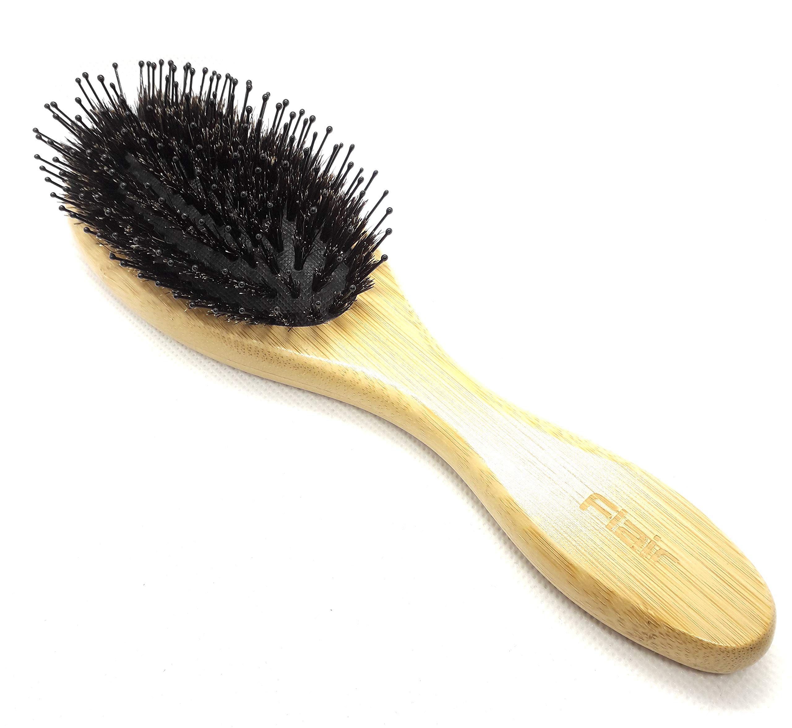 Flair Boar Bristle Soft Nylon Mix Detangling Hair Brush (Medium)