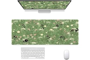 Gaming Mouse Pad XXL Extended Anime Mouse Pad 31.5x11.8 inch, Large Cute Kawaii Big Computer Mouse Mat Desk Pad with Non-Slip