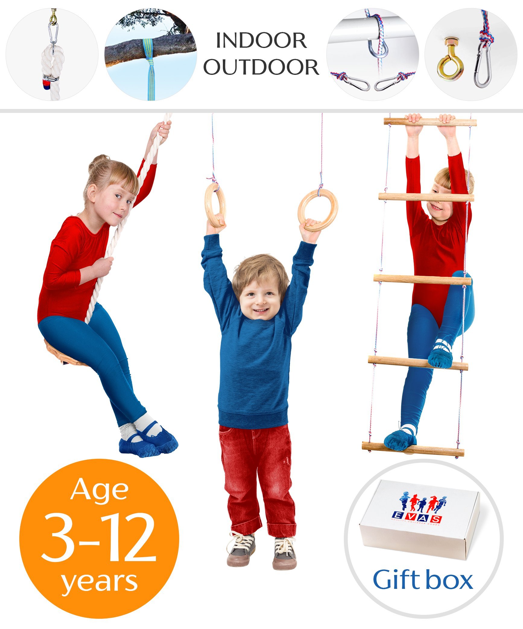 Jungle Gym Swing Kids Play Set Gorilla Gym Playset For Boys Girls Indoor Outdoor Playground