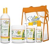 Silicon Mix Bambu Set 4 pieces Shampoo, Tratament, Leave In, Hair Polisher