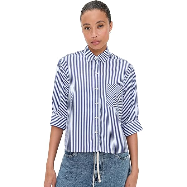 English Factory Women's Colorblock Stripe Shirt Top English