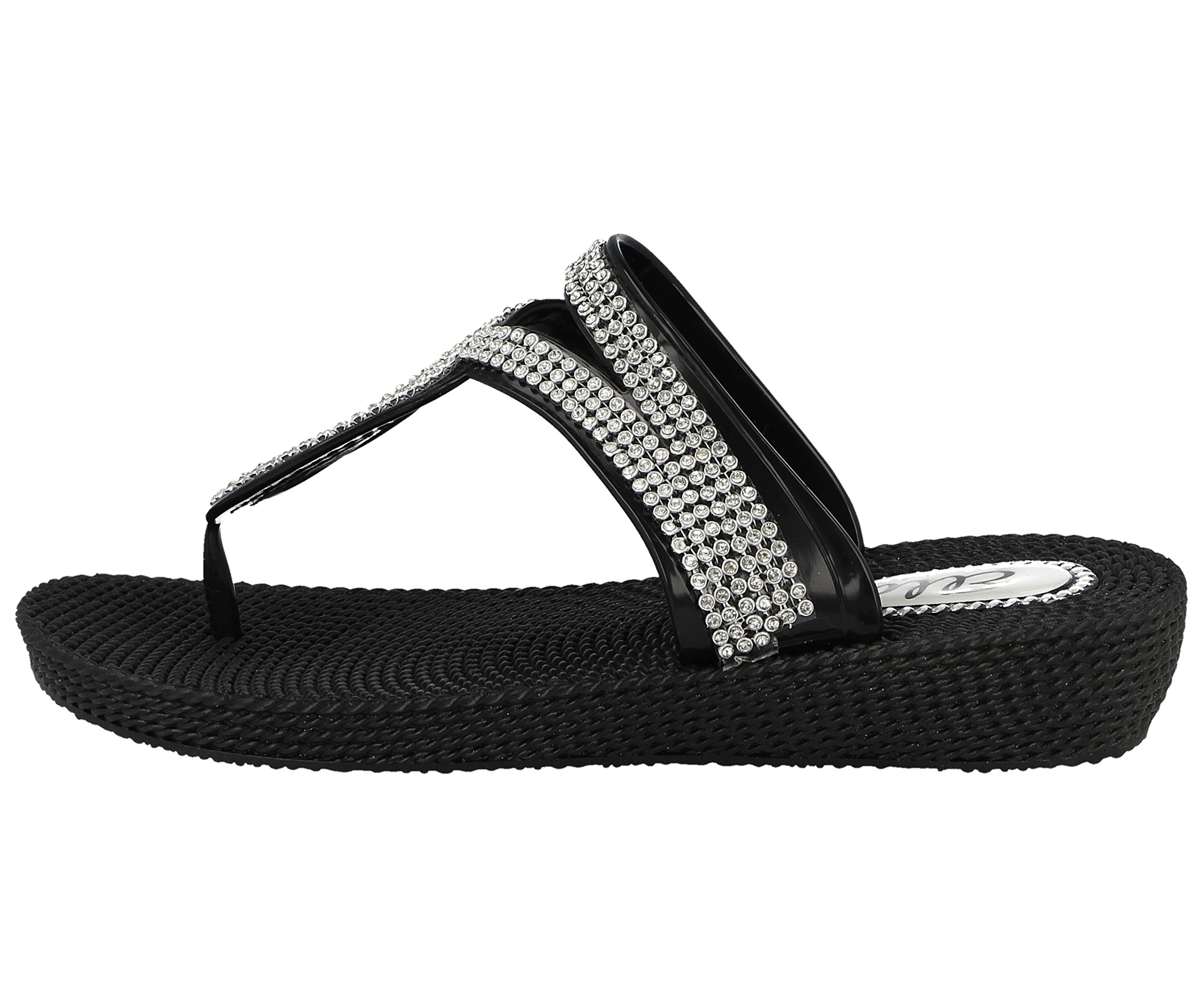 ella diamante flip flops