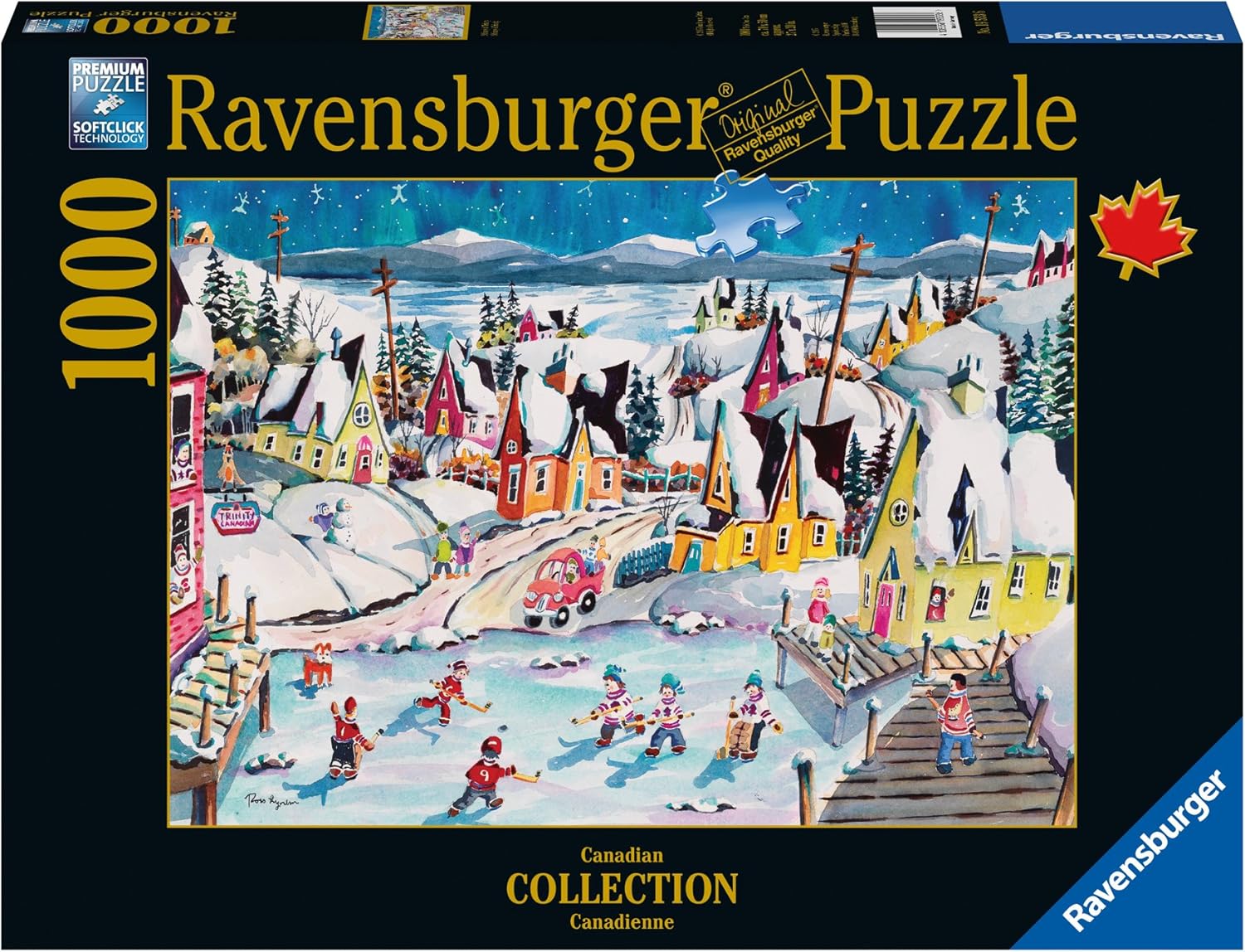 Ravensburger Shinny in Trinity Canadian Collection Canadienne Puzzle