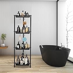 Mystozer Standing Shower Caddy 4 Tier Floor